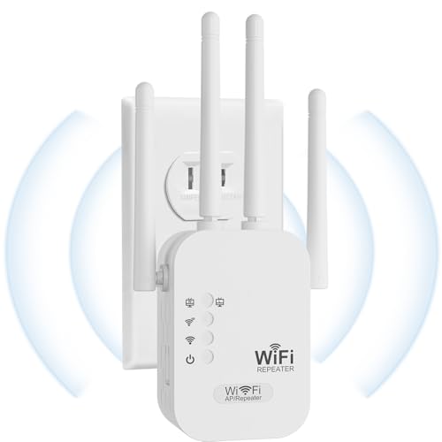 WiFi Extender with Ethernet Port, 9800 Sq.ft Coverage