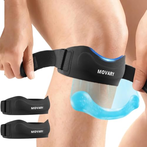 Patellar Tendon Support Strap 2-Pack with 3 Adjustable Straps
