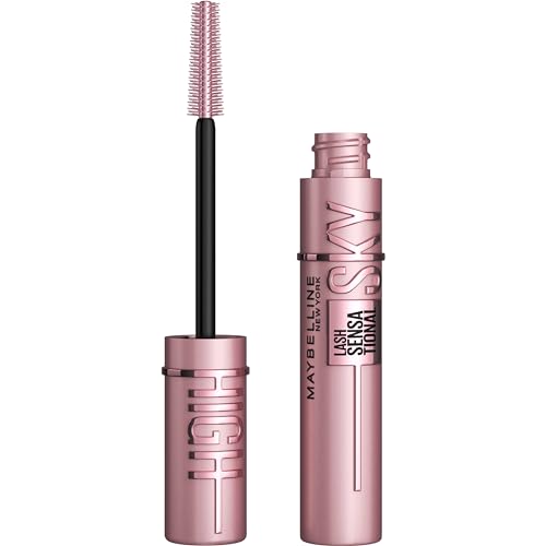 Maybelline Lash Sensational Sky High Washable Mascara, Blackest Black