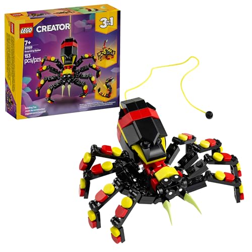 LEGO Creator 3-in-1 Wild Animals Spider Toy Building Set