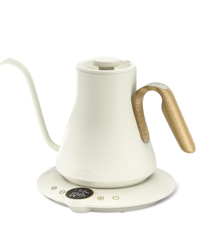 INTASTING Gooseneck Electric Kettle, Temperature Control, 0.9L