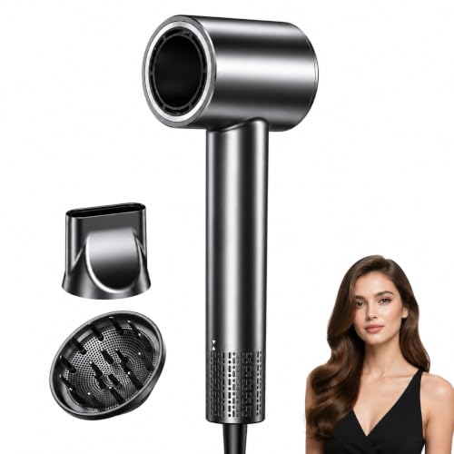 Travel Hair Dryer, Dual Voltage 100-240V with Diffuser