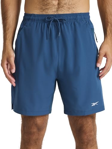 Reebok Men's Mesh Glider Running Short 7" - Majolica Blue XL
