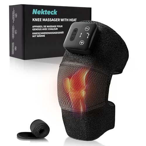 Knee Massager with Heat & Vibration for Pain Relief