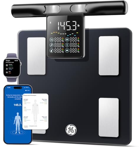 GE Smart Scale with Body Fat, BMI & Muscle Mass - 5.3" Display