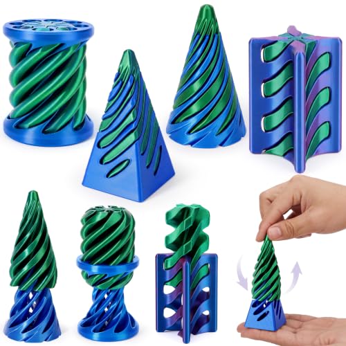 JOYIN 4 Pack 3D Printed Impossible Cone Fidget Toys