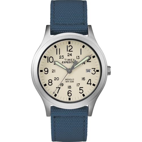 Timex Expedition Scout 36mm Blue Nylon Strap Watch