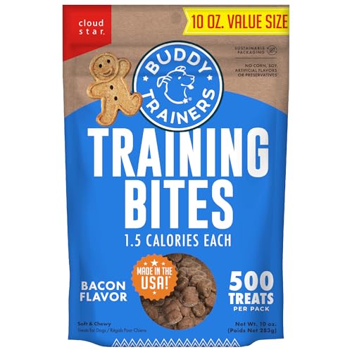 Buddy Biscuits Trainers Bacon Dog Treats, 10 oz.