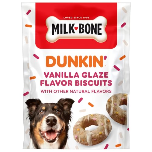 Milk-Bone Dunkin' Vanilla Glaze Dog Biscuits, 8 Oz