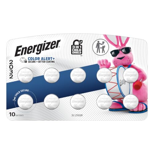 Energizer CR2032 3V Lithium Coin Batteries (10 Pack)