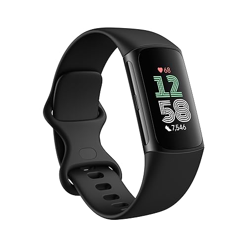 Fitbit Charge 6 Fitness Tracker - Obsidian with Bands