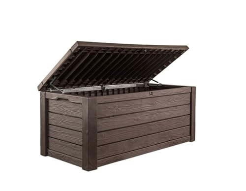 Keter 150 Gallon Resin Deck Box, Brown