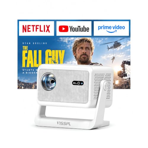 4000ANSI 4K Smart Projector with WiFi, Auto Focus & Keystone