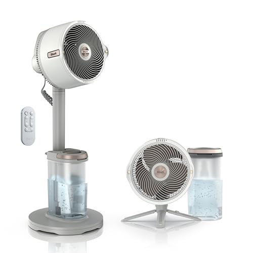 Shark FlexBreeze Pro Mist Fan, Oscillating Cordless, 24Hr Battery