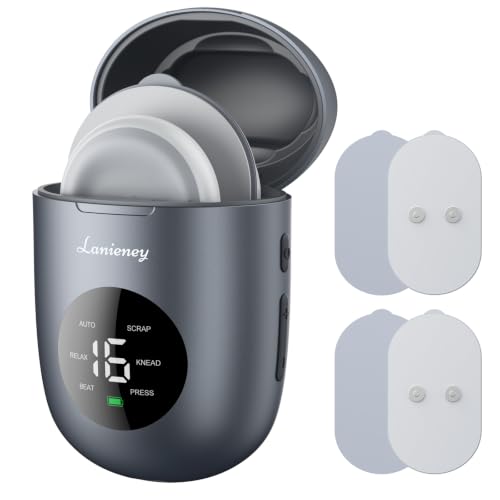 Lanieney U8PRO Wireless TENS Muscle Stimulator, Gray