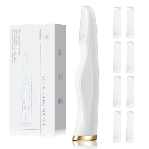 CEVEK Sonic Dermaplane Razor for Women with LED Light