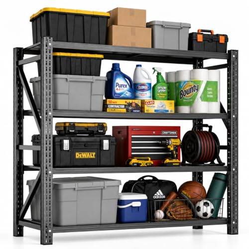 Lionhon 4-Tier Heavy Duty Garage Shelving Unit, 4500 lb