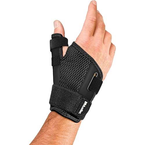 MUELLER Adjust-to-Fit Thumb Spica Splint, Black