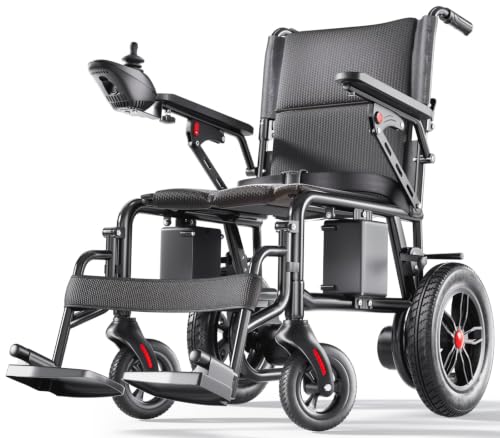 Serianie Foldable Electric Wheelchair, 20-Mile Range, 300LBS
