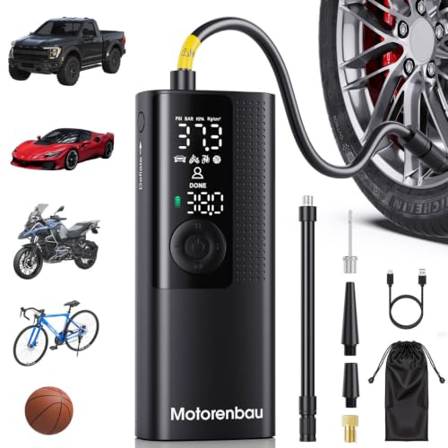 Portable Air Compressor with Digital Gauge, Auto Shut-Off