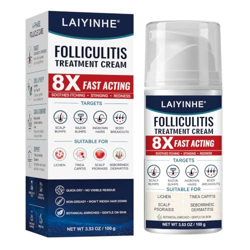 Folliculitis Treatment Cream - 5% Benzoyl Peroxide, 3.53 oz