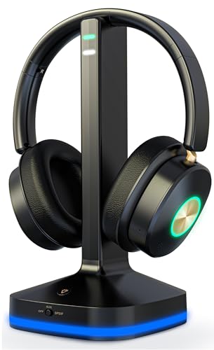 Earbay Wireless Headphones for TV, 45H Battery, Low-Latency HiFi