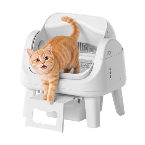 Automatic Self-Cleaning Litter Box with 8L Waste Bin