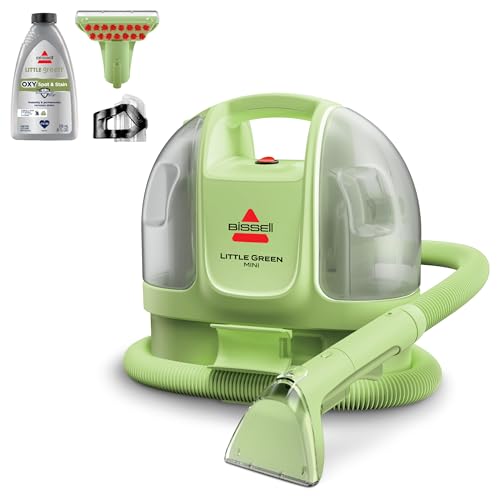 BISSELL Little Green Mini Portable Carpet Deep Cleaner, Tea Green Deal on DealUpdates