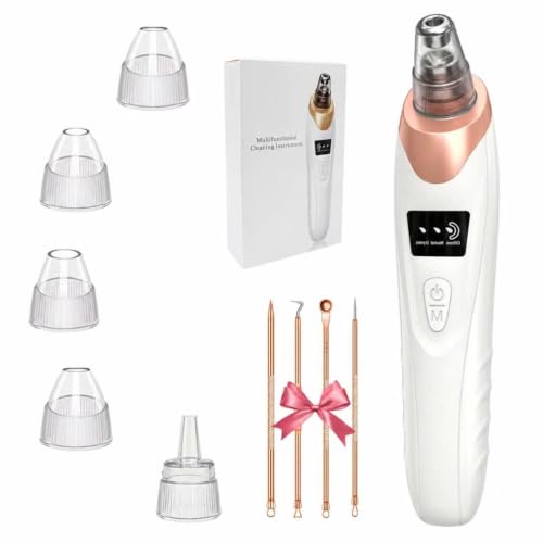 Rechargeable Blackhead Remover Vacuum - White
