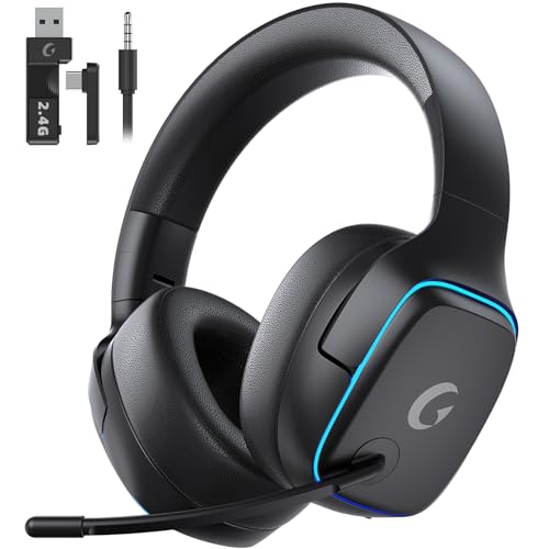 2.4GHz Wireless Gaming Headset for PS5/PS4/PC/Switch