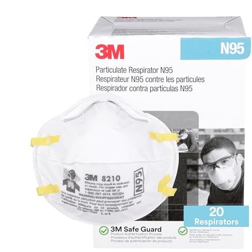 3M 8210 N95 Particulate Respirator, Pack of 20 Deal on DealUpdates