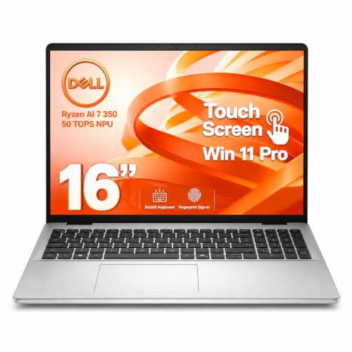 Dell 16 FHD+ Touch Laptop AMD Ryzen AI 7 350 32GB 1TB