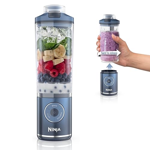 Ninja Blast Max Portable Blender 22oz, Navy