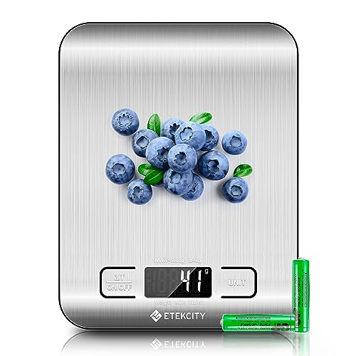 Etekcity Food Kitchen Scale, Digital Grams and Ounces, 11lb