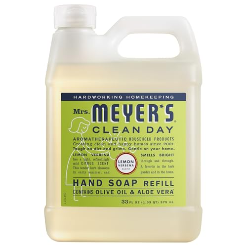 Mrs. Meyer's Clean Day Hand Soap Refill, Lemon Verbena, 33 Fl Oz