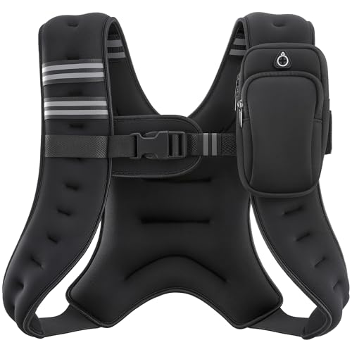 ZELUS Weighted Vest 12lb with Reflective Stripe