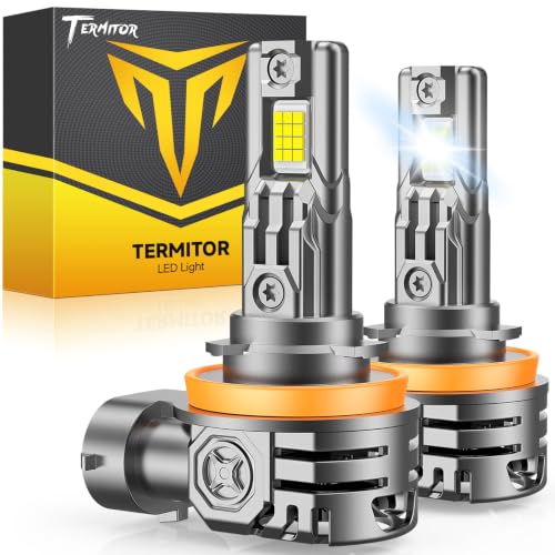 Termitor H11 H8 H9 LED Bulbs 150000LM, Pack of 2