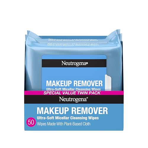 Neutrogena Makeup Remover Micellar Wipes, 2 Pack (50 ct) Deal on DealUpdates