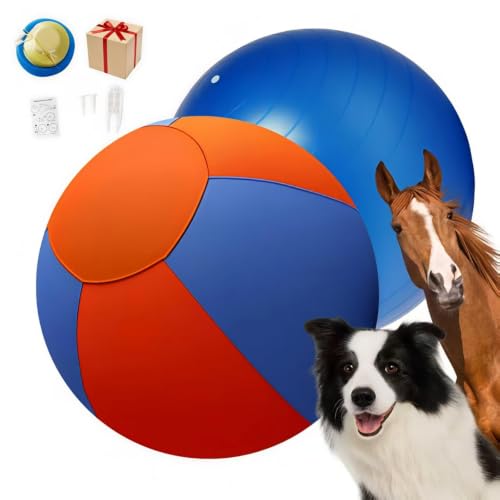 22" Herling Ball for Dogs & Horses with Cover