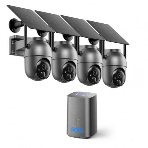 SEHMUA Wireless Outdoor Security Camera Kit, No Monthly Fee