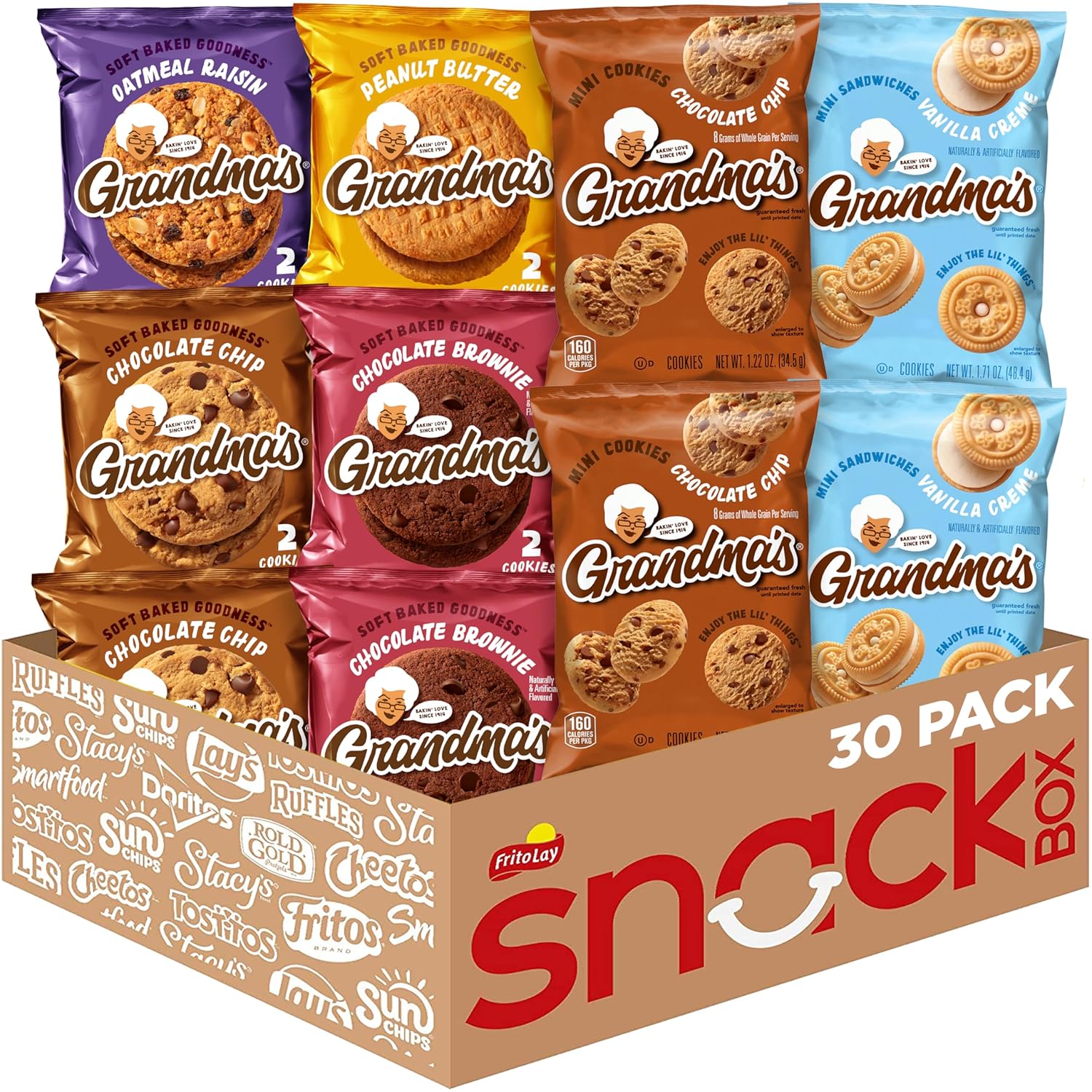 Grandma's Cookies Variety Pack (30 Count)