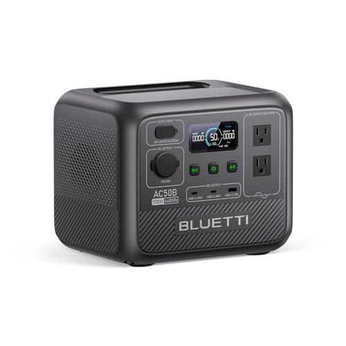 BLUETTI AC50B 448Wh Portable Power Station w/ Solar