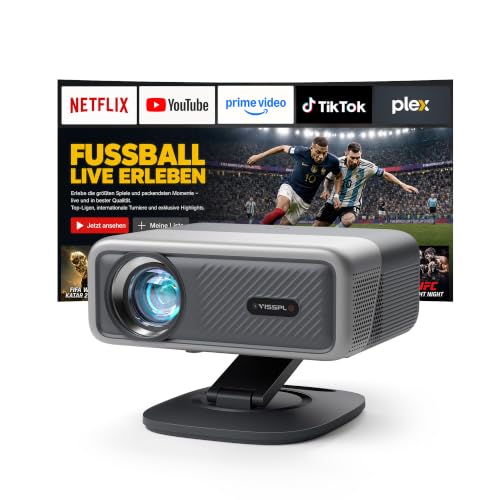5000ANSI 4K Smart Projector with WiFi, Bluetooth & Dolby Audio