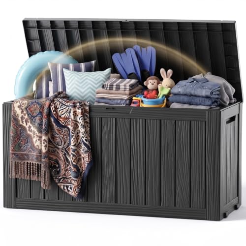 DRATO 165 Gallon Outdoor Storage Box with Wheels