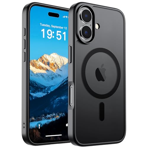 SUPFINE Magnetic iPhone 17 Case, MagSafe Compatible, Black Deal on DealUpdates