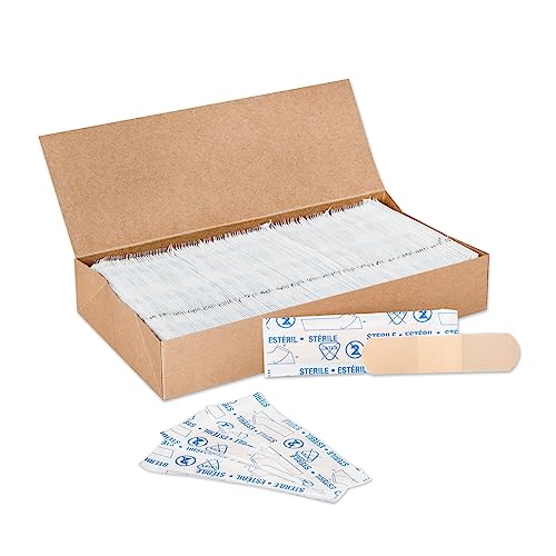 American White Cross Adhesive Bandages, Sheer Strips 3/4" x 3" Bulk 1500