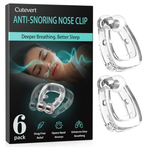 6-Pack Magnetic Snore Stopper Nose Clips