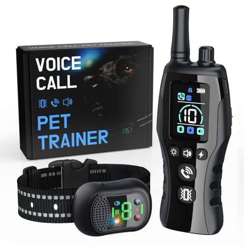 BUKEWIT Shock Collar for Dogs, 4900FT Range, 6 Training Modes
