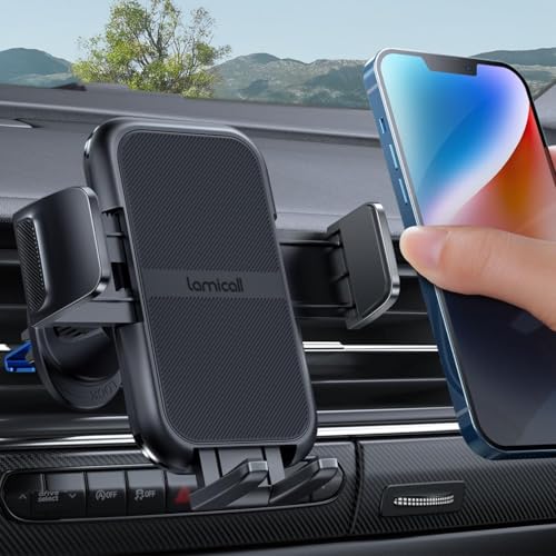 Lamicall 2026 Wider Clamp Metal Hook Car Vent Phone Holder