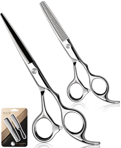 Professional Hair Cutting Scissors & Thinning Shears Set